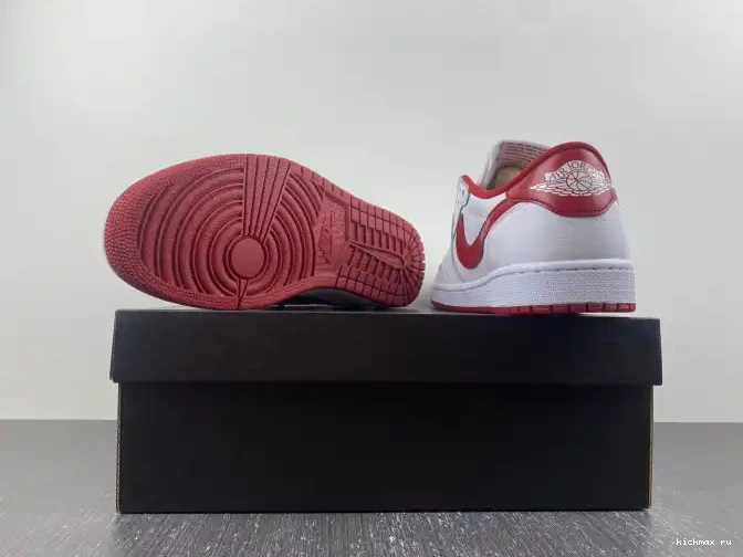 Rep Kickmax Jordan Retro Low Red 1 705329-101 Varsity White 0401